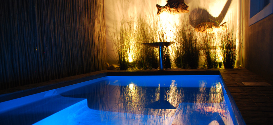 Swimming Pool by night